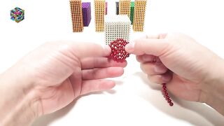 DIY | How to build a castle with magnetic balls | ASMR | Magnetic Toy 【Magnetic Balls】