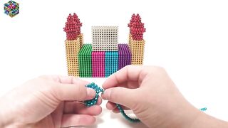DIY | How to build a castle with magnetic balls | ASMR | Magnetic Toy 【Magnetic Balls】