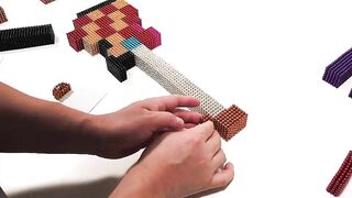 DIY How To Make Guitar with Magnetic balls | Magnetic Toy 【ASMR】