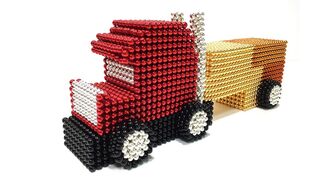 DIY - How To Make CARS TRUCK with Magnetic balls | Magnetic toy | ASMR