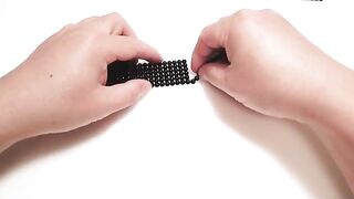 DIY How To Make Minecraft Deluxe Diamond Pickaxe with Magnetic Balls - ASMR | Magnetic toy