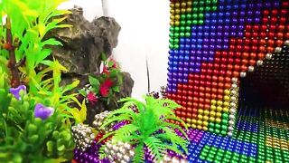 How To Make Swimming Pool Playground For Pet, Turtle, Hamster From Magnetic Balls | ASMR Satisfying