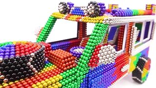 DIY - How To Make Amazing Family Picnic Car From Magnetic Balls | ASMR Satisfying Video