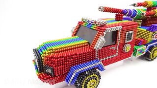 DIY - How To Make Amazing Rocket Suv Car From Magnetic Balls ​| ASMR Satisfying Video