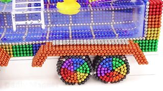 DIY - How To Make Beautiful  Swimming Pool Truck From Magnetic Balls | ASMR Satisfying Video