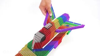 How To Make Monster Truck Transport Aircraft From Magnetic Balls