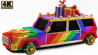DIY - How To Make Amazing Gift Suv  Car For Christmas From Magnetic Balls | ASMR Satisfying Video