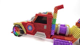 DIY - How To Make Amazing RC Truck Transports Mini Car  From magnetic Balls - ASMR Satisfying Video