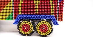 DIY - How to make a beautiful McDonald's truck car from magnetic balls | ASMR Satisfying Video