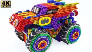 Oddly Magnets - الأكثر إبداعًا - كيفية صنع سيارة Batmobile من الكرات المغناطيسية (مرضية)