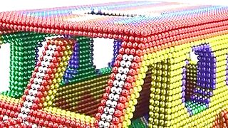 DIY - كيفية جعل حافلة توتورو للهامستر من الكرات المغناطيسية (مرضية) - Oddly Magnets