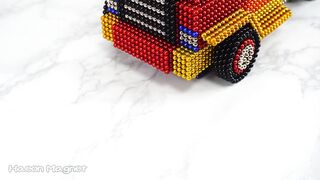 DIY - How To Make Military Truck Car From Magnetic Balls (Satisfying ASMR Video) - Haeon Magnet 4K