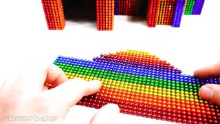 DIY - How To Build Beautiful Country House Using Magnetic Balls (ASMR Satisfying) - Haeon Magnet 4K