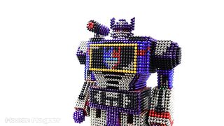 DIY - How To Make Transformers MP13 Soundwave Autobots Using Magnetic Balls (ASMR) - Haeon Magnet