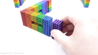 DIY - How To Build Flower Castle With Magnetic Balls (Satisfying ASMR ) - Haeon Magnet 해온 4K
