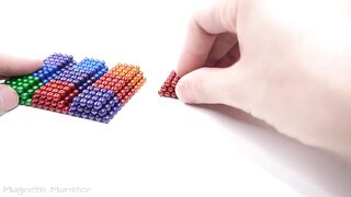 DIY - How To Build Flower Castle With Magnetic Balls (Satisfying ASMR ) - Haeon Magnet 해온 4K