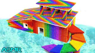 Most Creative - Build Beautiful Goldfish House Using Magnetic Balls (Satisfying ASMR)