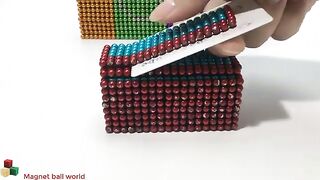 DIY - How To Make Color Fast Food Car From Magnetic Balls ( Satisfying ) | Magnet ball world