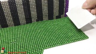 DIY - How To Build Miniature Dollhouse From Magnetic Balls ( Satisfying ) | Magnet ball world