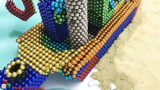 DIY How To Make Marine Rescue Ship From Magnetic Balls (Satisfying) | Magnet ball world
