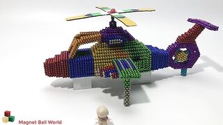 Cách Chế Tạo Máy Bay Trực Thăng | DIY | How To Make Modern Helicopter From Magnetic Balls