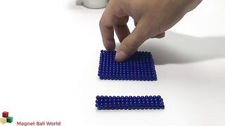 Cách Chế Tạo Xe Máy Kéo| DIY - How to make John Deere color tractors from magnetic balls (Satisfied)