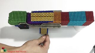 Cách chế tạo súng chiến đấu | How to make Nerf Gun with Magnetic Balls Satisfaction 100% (ASMR)
