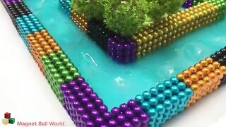 Cách tạo ngôi nhà |DIY - How to make a rainbow house in the middle of a river with a magnetic magnet