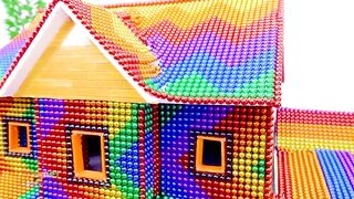 Most Creative - Build Beautiful House For Hamster & Turtle From Magnet Ball | Magnet Creative 4K