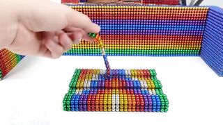 Build Mansion Three Floors With Swimming Pools From Magnetic Balls ( Satisfying ) | Magnet Creative