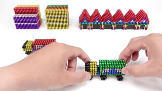 DIY - How to Build Amazing Cargo Port From Magnetic Balls ( Satisfying ) | Magnet Creative