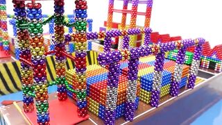 DIY - How to Build Amazing Cargo Port From Magnetic Balls ( Satisfying ) | Magnet Creative