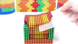 DIY - How To Build Amazing Castle Around Playground for Hamster From Magnetic Balls ( Satisfying )