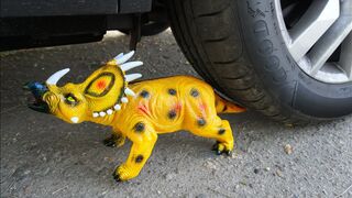 Crushing Crunchy & Soft Things by Car! EXPERIMENT : Car vs Coca Cola, Fanta, Mirinda Balloons