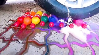 EXPERIMENT: CAR VS ORBEEZ PIPING BAGS | Crushing Crunchy & Soft Things by Car