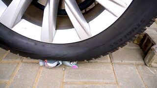 EXPERIMENT: CAR VS EGGS | Crushing Crunchy & Soft Things by Car
