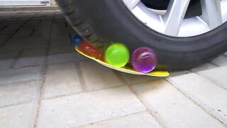 EXPERIMENT: CAR VS ORBEEZ | Crushing Crunchy & Soft Things by Car