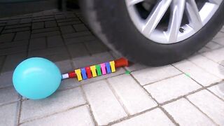 EXPERIMENT: Car vs Coca Cola with Rainbow Orbeez| Crushing Crunchy & Soft Things by Car
