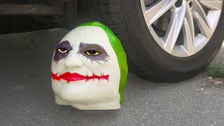 EXPERIMENT: Car vs Joker Mask | Crushing Crunchy & Soft Things by Car