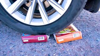 EXPERIMENT: Car vs Water Balloons | Crushing Crunchy & Soft Things by Car
