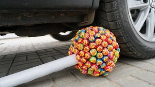 EXPERIMENT: Car vs Chupa Chups Lollipop | Crushing Crunchy & Soft Things by Car