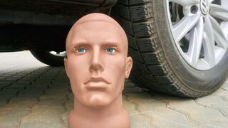 EXPERIMENT: Car vs Plastic Head | Crushing Crunchy & Soft Things by Car
