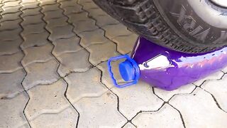 Crushing Crunchy & Soft Things by Car! - EXPERIMENT: Car vs Jelly Fanta by Crazy Factory