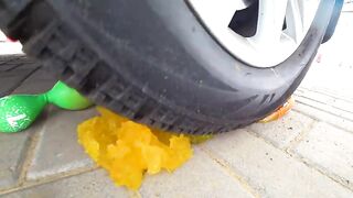 Crushing Crunchy & Soft Things by Car! - EXPERIMENT: Car vs Jelly Fanta by Crazy Factory