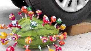 Coca Cola, Different Fanta, Mirinda Balloons | Crushing Crunchy & Soft Things by Car