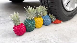 Experiment Car vs Dinosaur Toy | Crushing Crunchy & Soft Things by Car