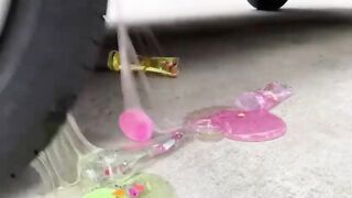 Experiment Car vs liquid Slime | Crushing Crunchy & Soft Things by Car