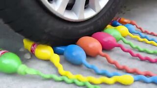 Experiment Car vs Pyraminx | Crushing Crunchy & Soft Things by Car