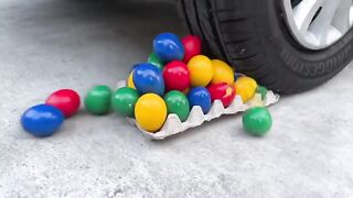 Experiment Car vs Pyramid Slime | Crushing Crunchy & Soft Things by Car