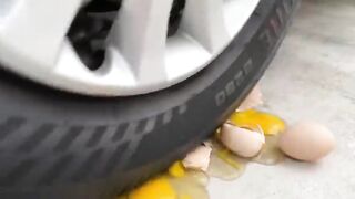 Experiment Car vs Emoji Slime | Crushing Crunchy & Soft Things by Car